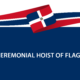 ceremonial host of flags
